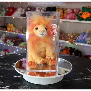 Ty Beanie Baby - Bushy the Lion | MWMT New Mint Tags | Retired | Rare | Vintage